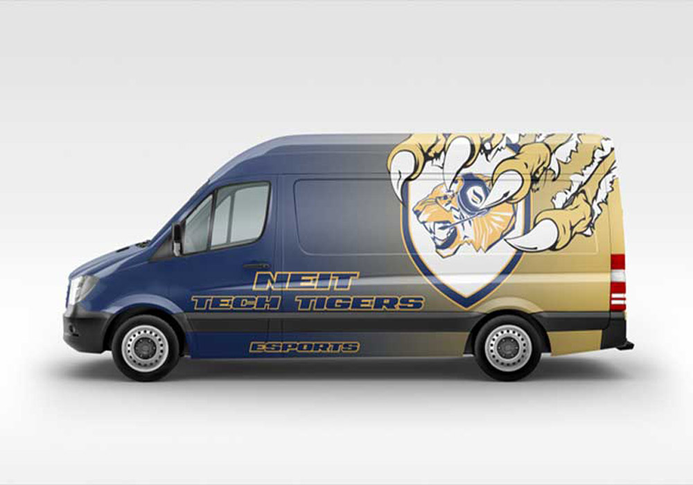 NEIT Esports Van Wrap