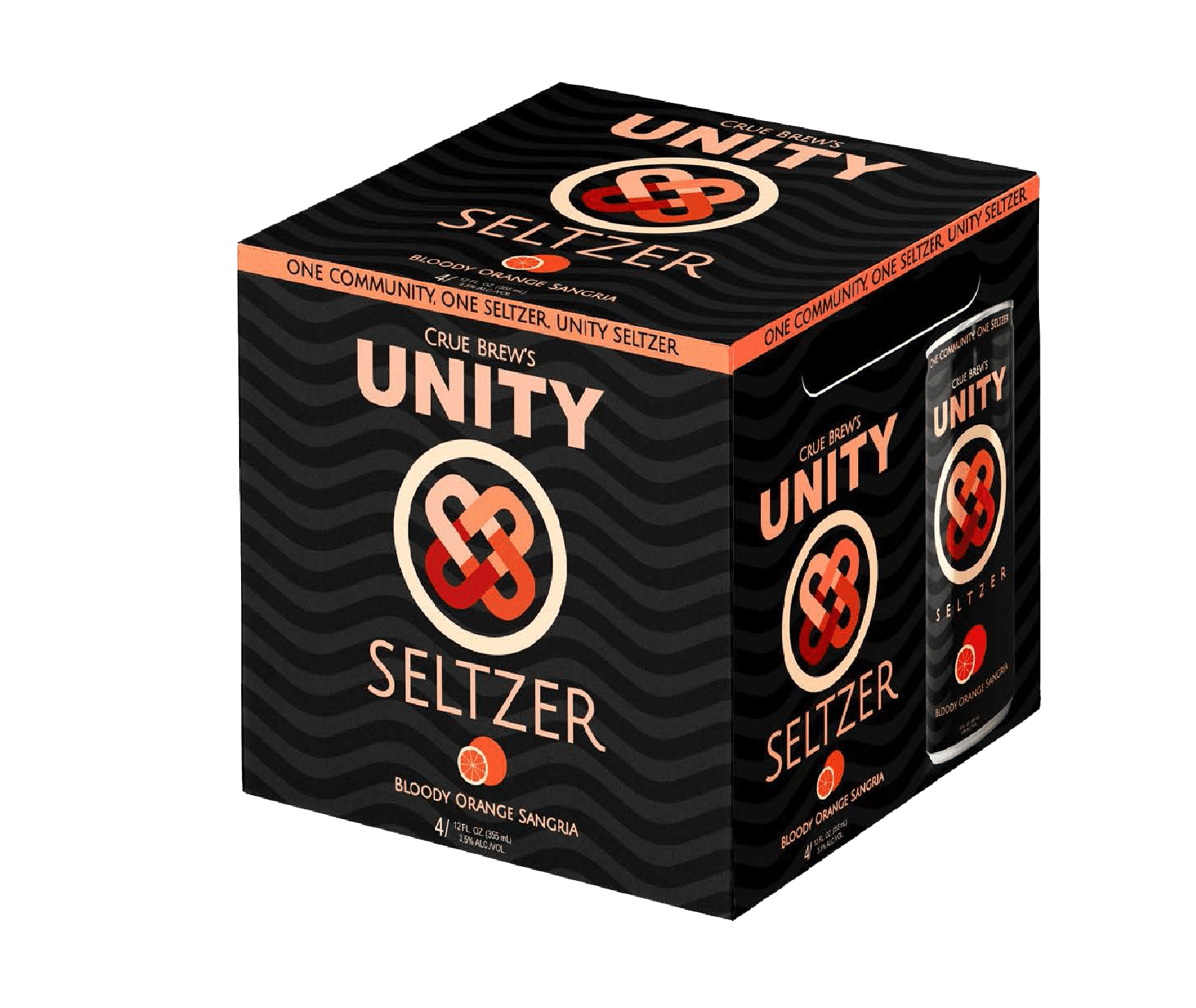 Unity Seltzer Bloody Orange Sangria pack