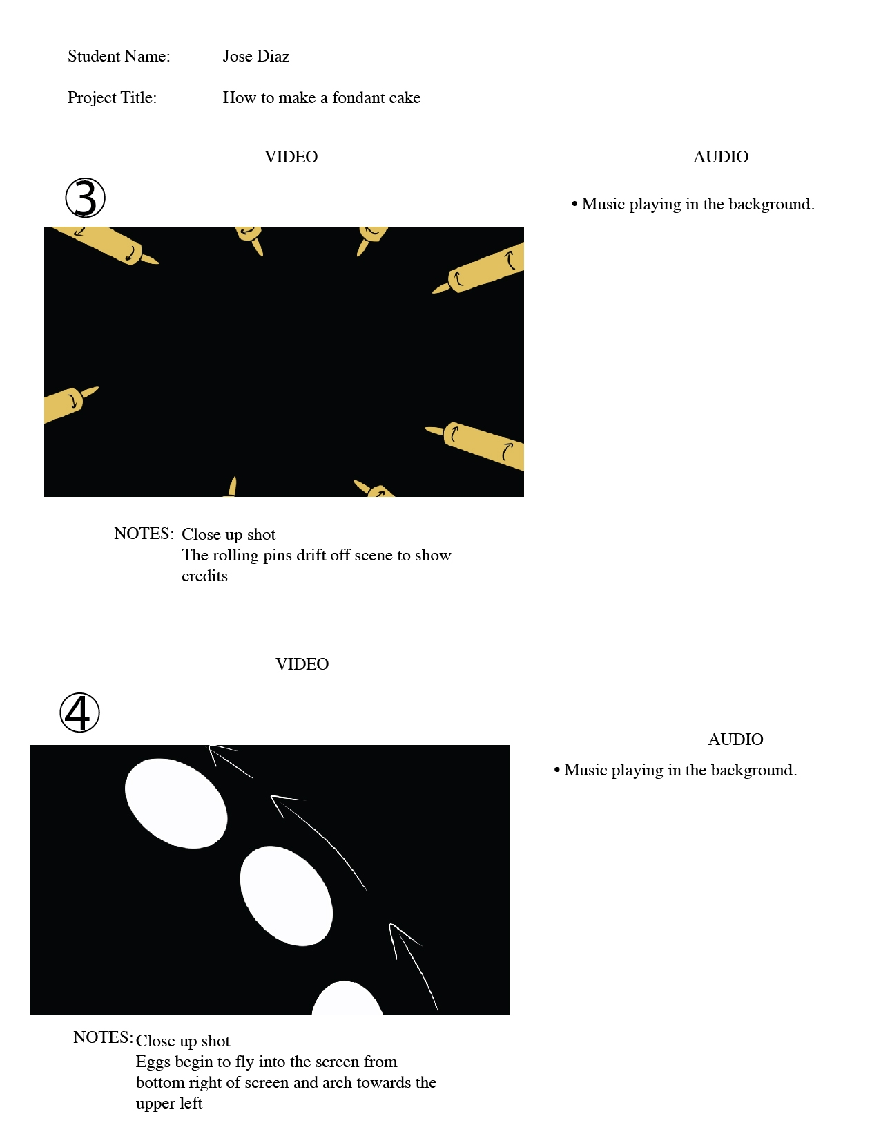 Explainer video storyboard Scenes 4 and 5