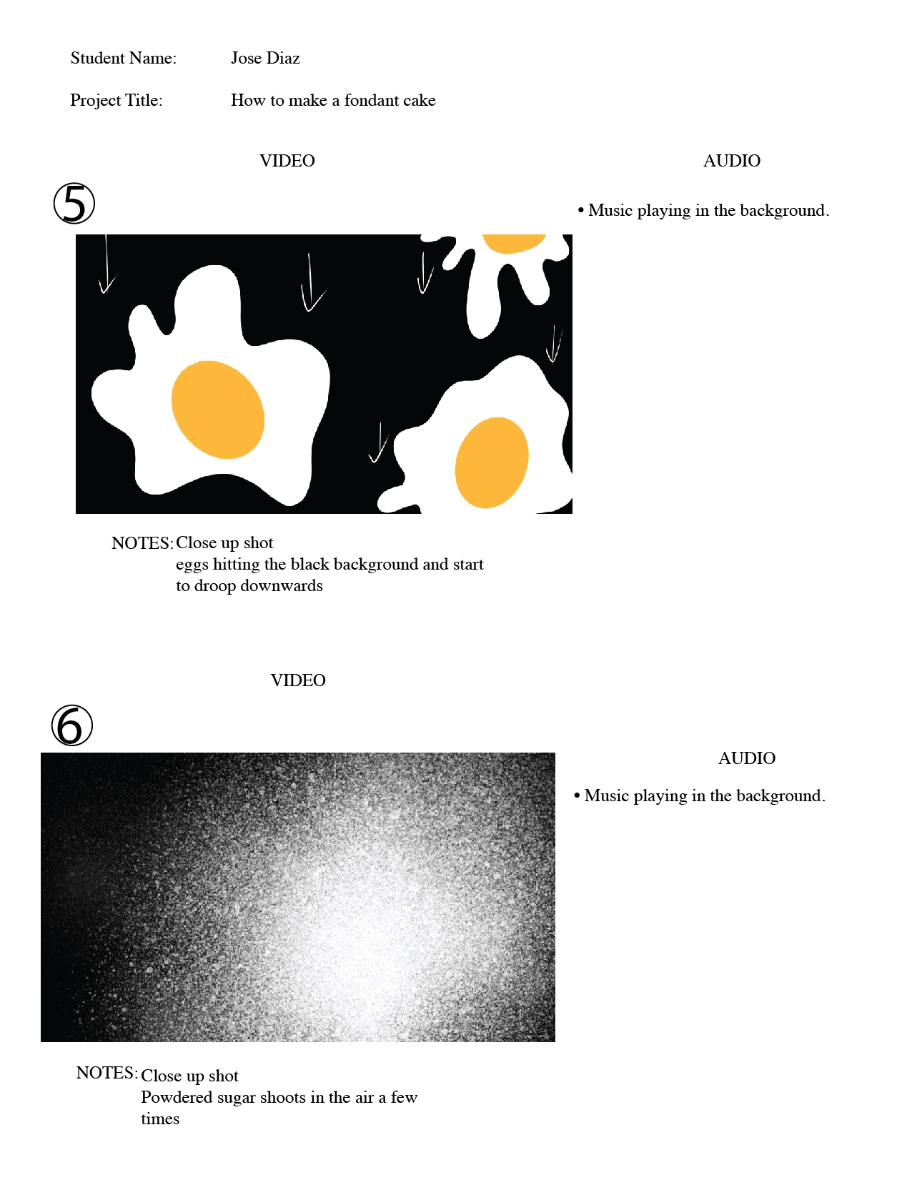 Explainer video storyboard Scenes 5 and 6