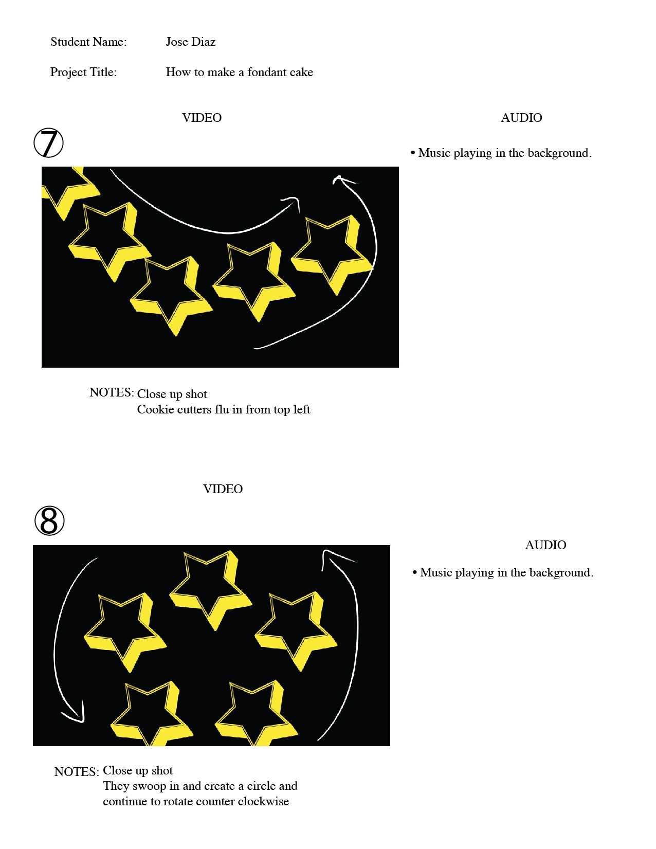 Explainer video storyboard Scenes 7 and 8