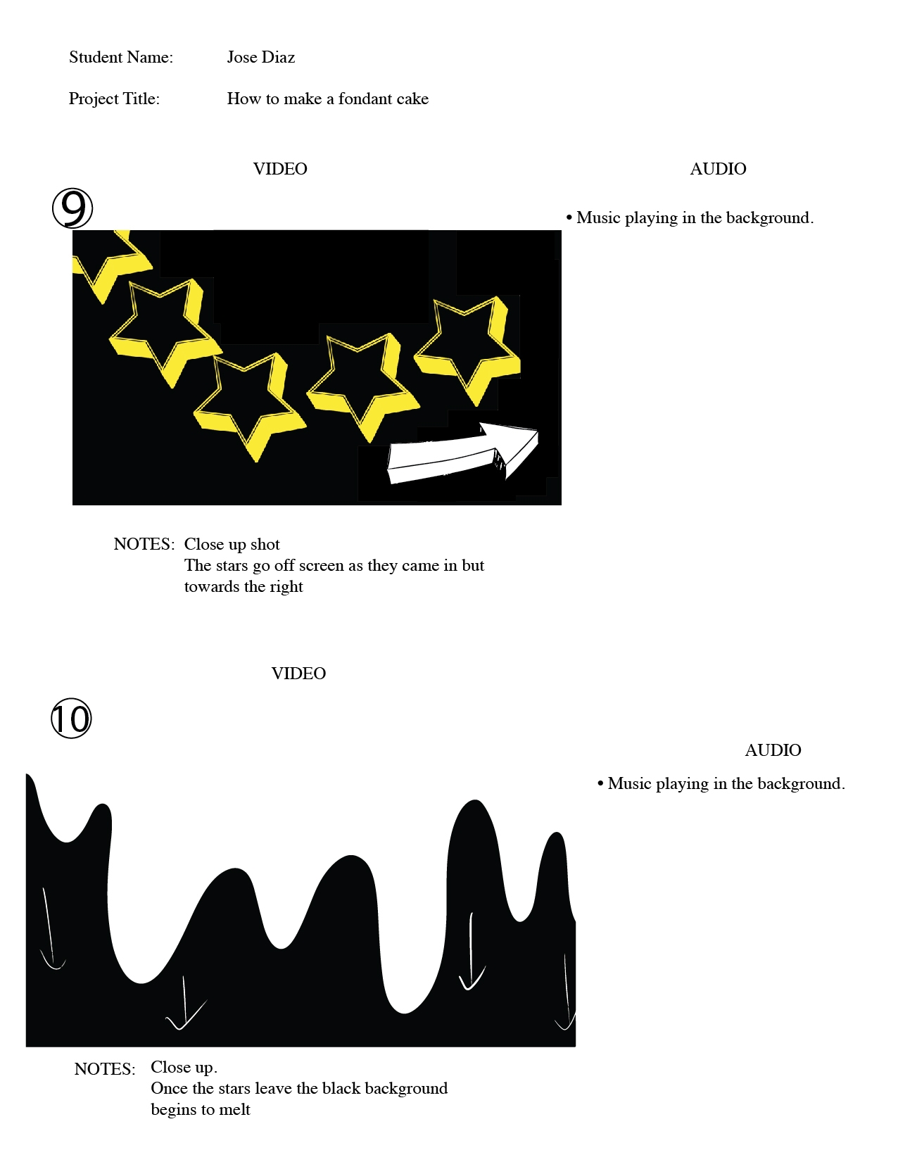 Explainer video storyboard Scenes 9 and 10